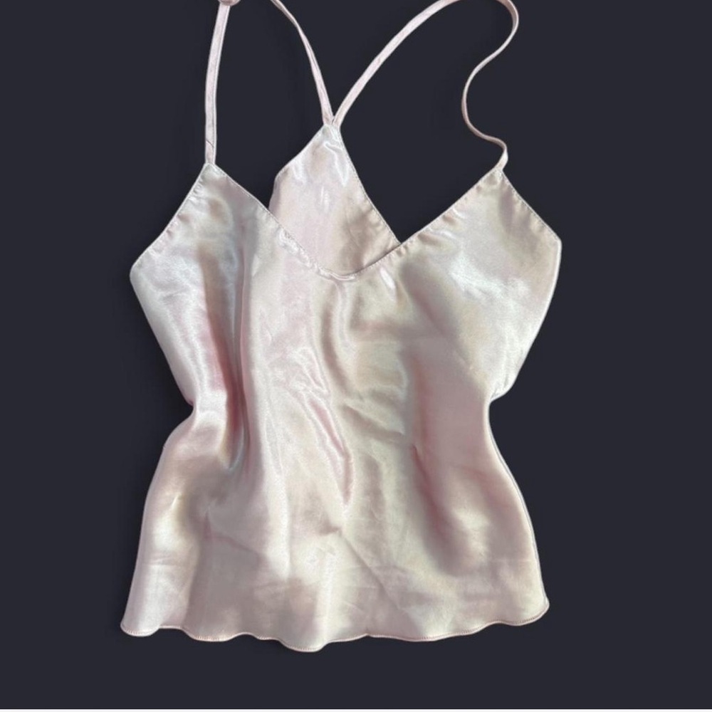 Zara Blush Pink Silky Top